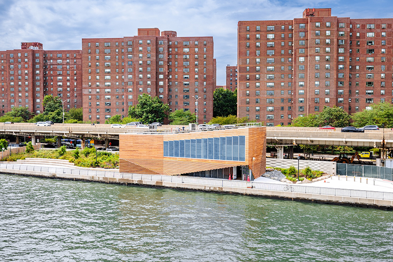 New York City Economic Development Corp. and Solar One cut ribbon on environmental education center